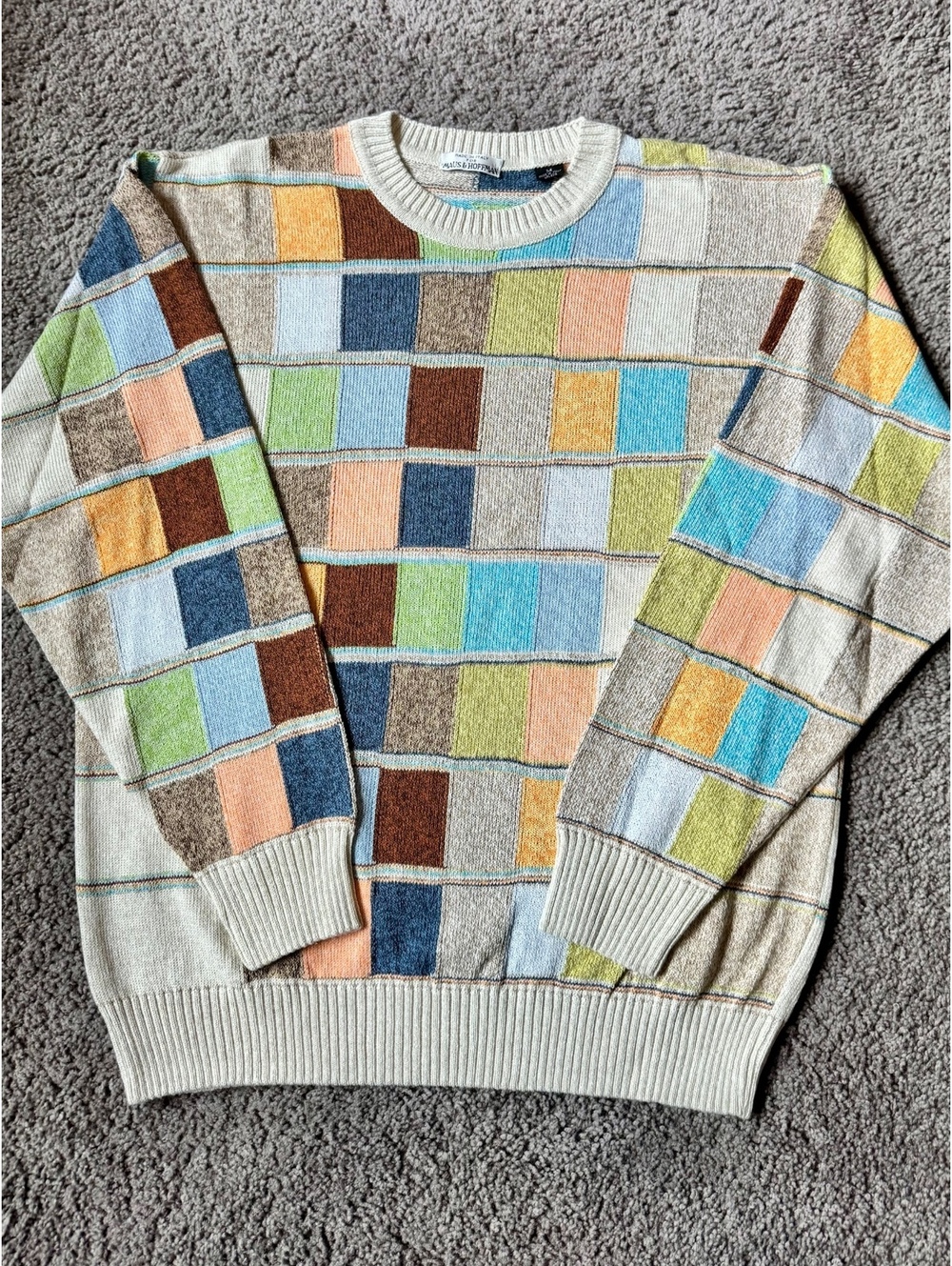 Maus & Hoffman Colorblock Sweater Medium